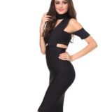 Cut Out strap zip  Dress - Image 3