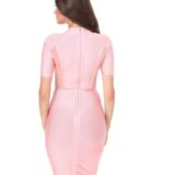 remarkable Mesh High Neck  Dress - Image 3