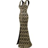 16Lace Appliqueh Beading Dress Sleeveless size 6 to 40 - Image 3