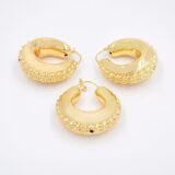 splendor Copper necklace and earring Jewellery set - Image 3
