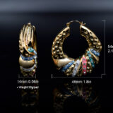 rafa african copper Jewelry Earrings - Image 2