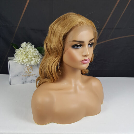 briar body wavy blonde ombre 24" European 100% human hair lace front long wig - Image 2