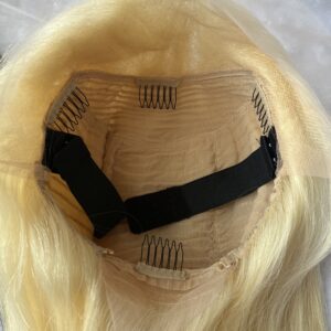 atomic blonde long blonde straight 613 brazilian 100% human hair lace front wig - Image 5